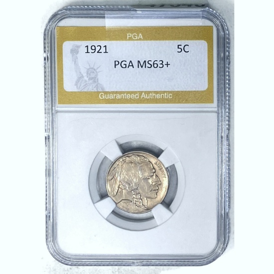 1921 Buffalo Nickel PGA MS63+