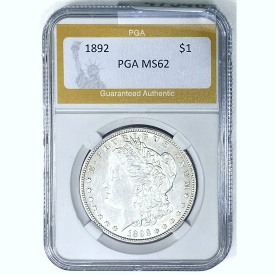 1892 Morgan Dollar PGA MS62