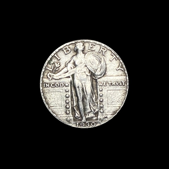 1930 Standing Liberty Silver Quarter LIGHTLY CIRCULATED