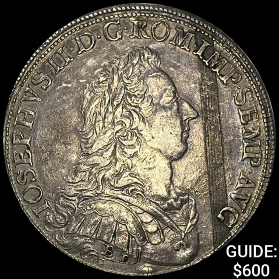 1780 Germany City View Thaler CLOSELY UNCIRCULATED