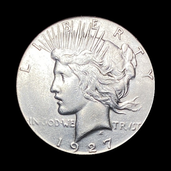 1927-S Peace Silver Dollar CLOSELY UNCIRCULATED
