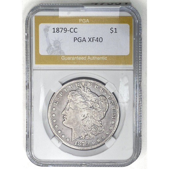 1879-CC Morgan Dollar PGA XF40