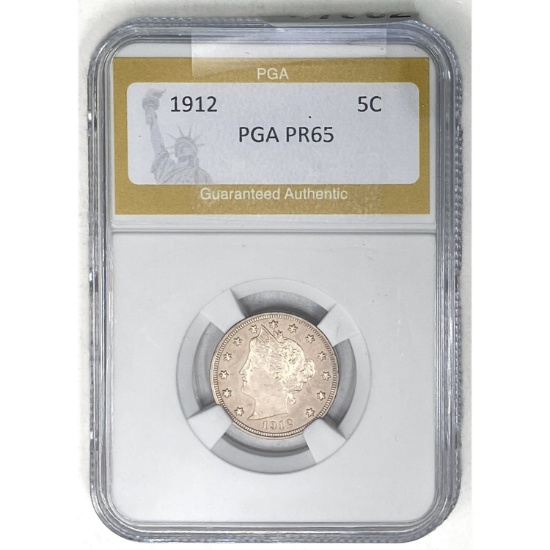 1912 Liberty Head Nickel PGA PR65