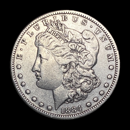 1884-S Silver Morgan Dollar LIGHTLY CIRCULATED