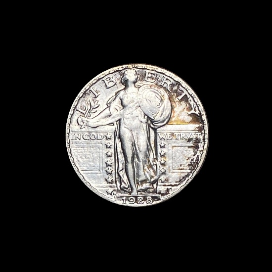 1928-D Silver Standing Liberty Quarter CLOSELY UNCIRCULATED