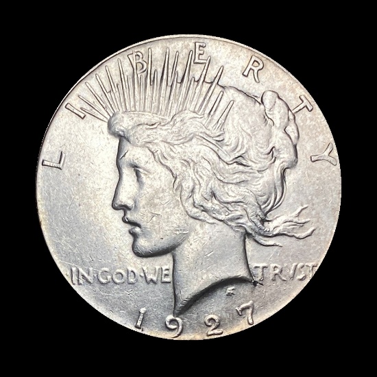 1927 Silver Peace Dollar CLOSELY UNCIRCULATED