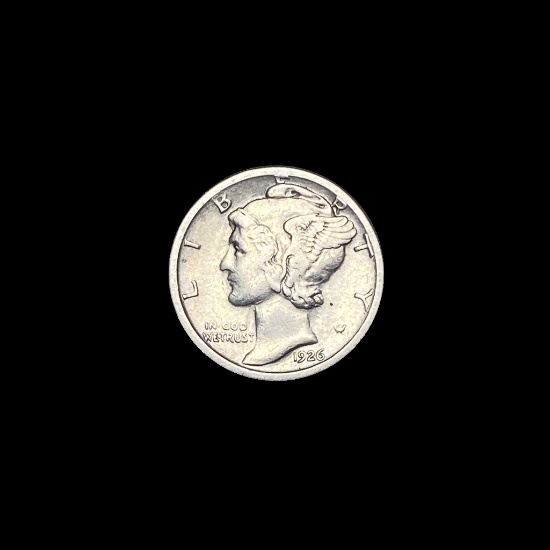 1926-S Silver Mercury Dime LIGHTLY CIRCULATED