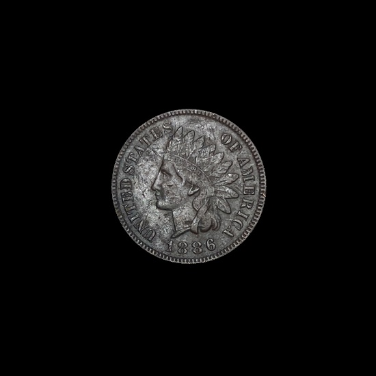 1886 Indian Head Cent NEARLY UNCIRCULATED