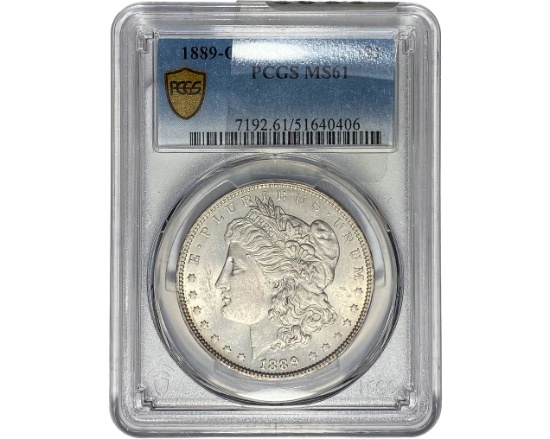 1889-O Morgan Silver Dollar PCGS MS61