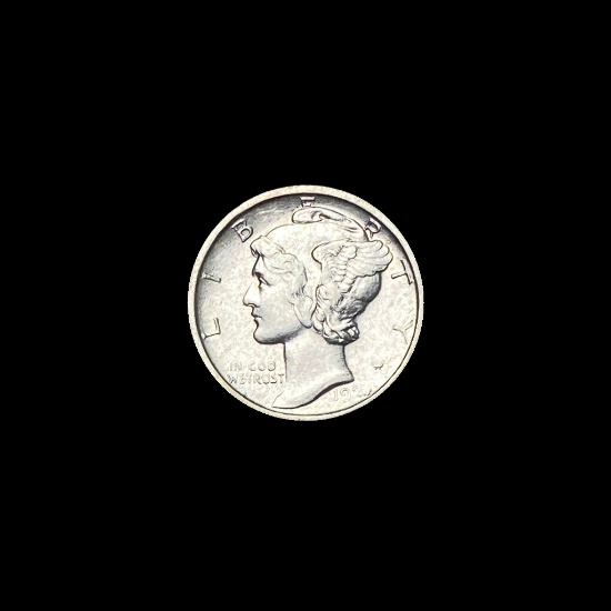 1920-D Mercury Dime CHOICE AU