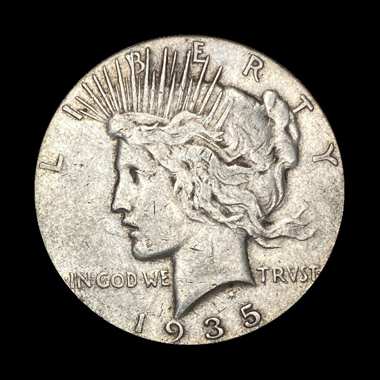 1935-S Peace Silver Dollar LIGHTLY CIRCULATED