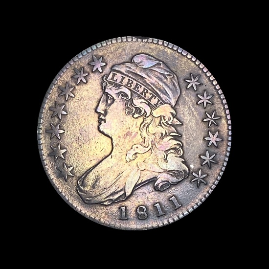 1811 Capped Bust Half Dollar LIGHTLY CIRCULATED
