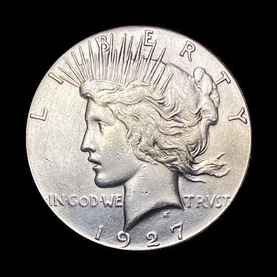 1927-S Silver Peace Dollar CLOSELY UNCIRCULATED