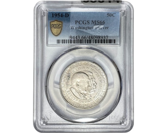 1954-D Washington Carver Half Dollar PCGS MS66