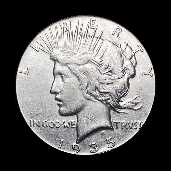1935-S Silver Peace Dollar UNCIRCULATED