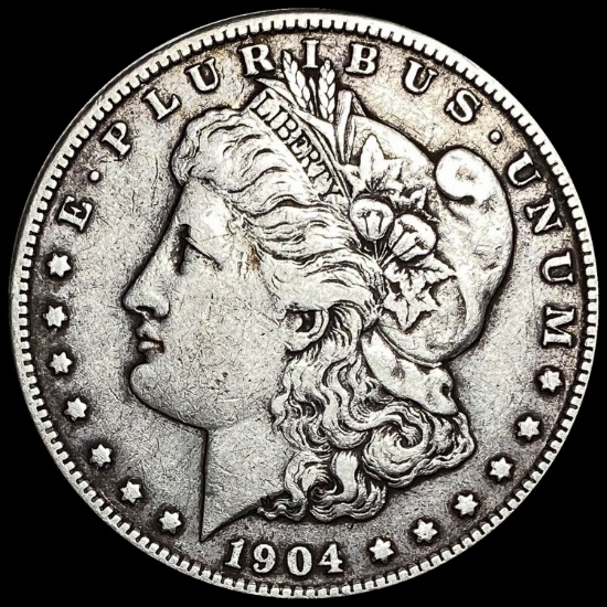 1904-S Silver Morgan Dollar LIGHTLY CIRCULATED
