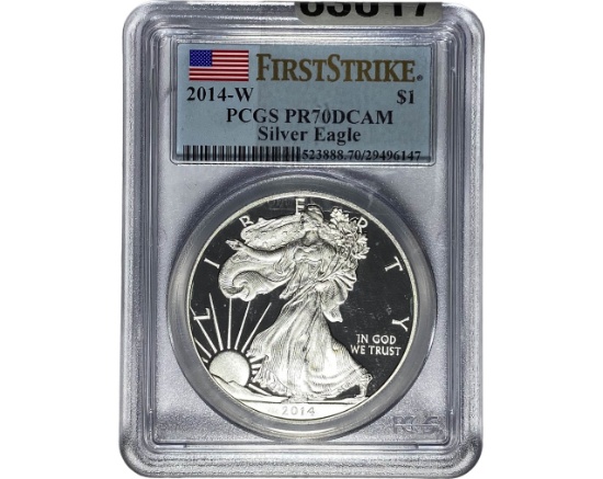 2014-W Silver Eagle PCGS PR70 DCAM