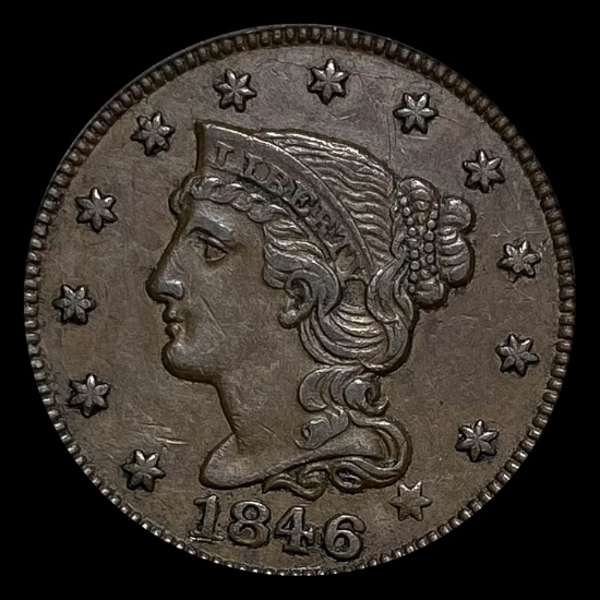 1846 Braided Hair Large Cent UNCIRCULATED
