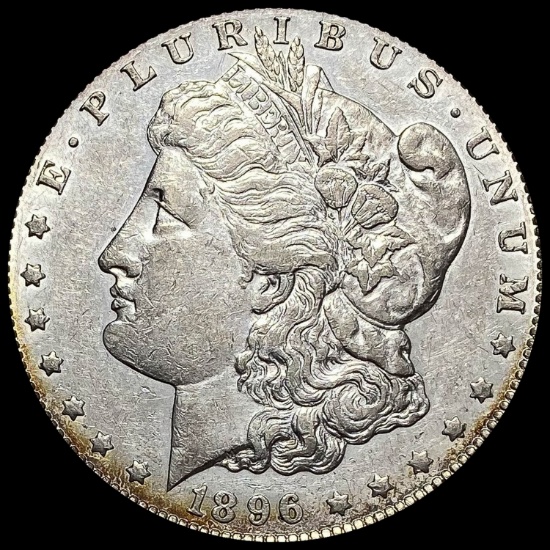 1896-O Silver Morgan Dollar CHOICE AU