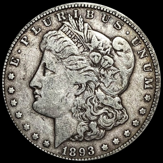 1893-O Silver Morgan Dollar LIGHTLY CIRCULATED
