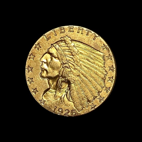 1926 Indian Head Gold $2.50 Quarter Eagle UNCIRCULATED
