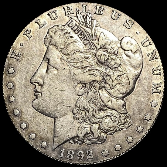 1892-S Silver Morgan Dollar NEARLY UNCIRCULATED