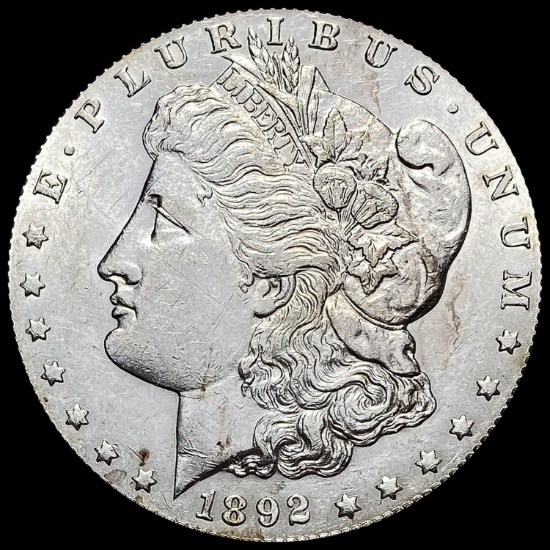 1892 Morgan Silver Dollar CHOICE AU