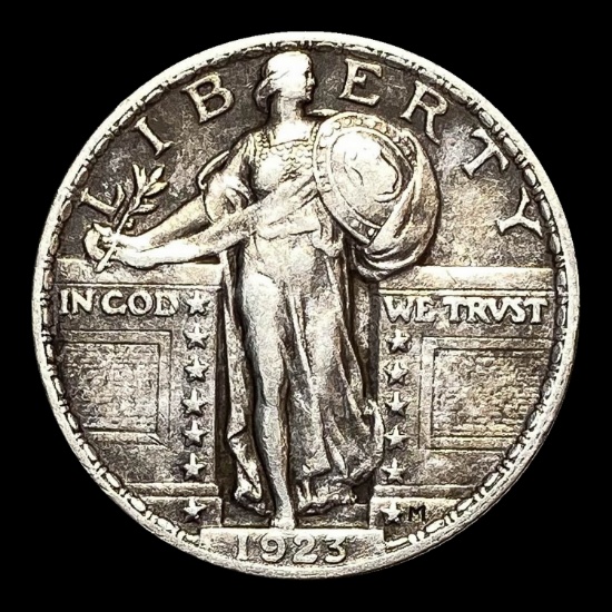 1923 Standing Liberty Silver Quarter LIGHTLY CIRCULATED