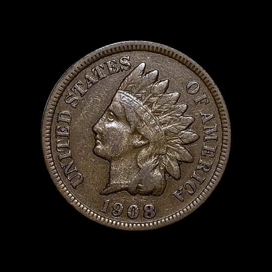 1908-S Indian Head Cent NEARLY UNCIRCULATED