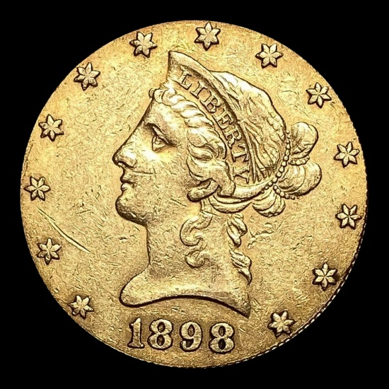 1898 Liberty Head $10 Gold Eagle CLOSELY UNCIRCULATED