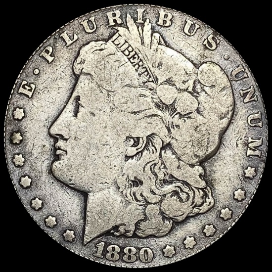1880-CC Silver Morgan Dollar NICELY CIRCULATED