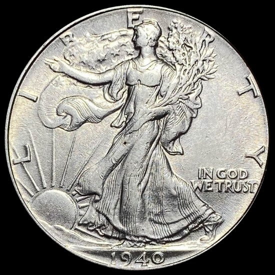 1940 Silver Half Dollar (Walking Liberty) CLOSELY UNCIRCULATED