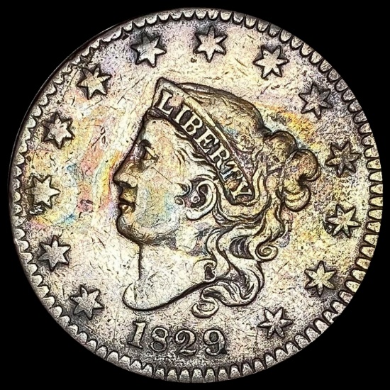 1829 Coronet Head Large Cent NEARLY UNCIRCULATED