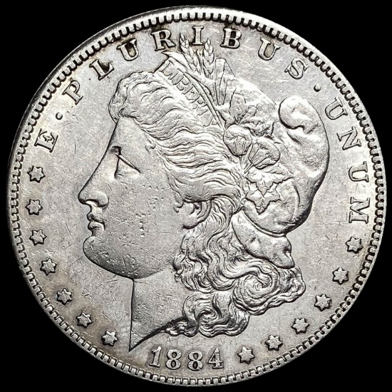 1884-S Silver Morgan Dollar CLOSELY UNCIRCULATED