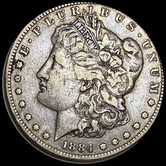 1884-S Silver Morgan Dollar LIGHTLY CIRCULATED