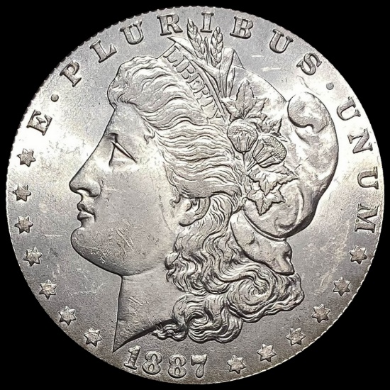 1887 Morgan Silver Dollar CHOICE BU