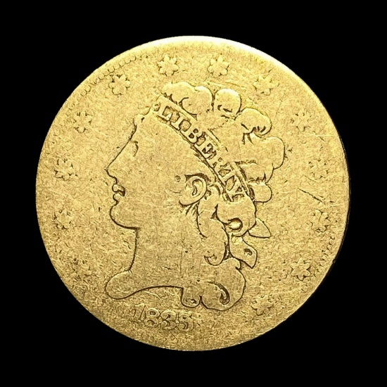 1853 $5 Liberty Head Half Eagle HIGH GRADE