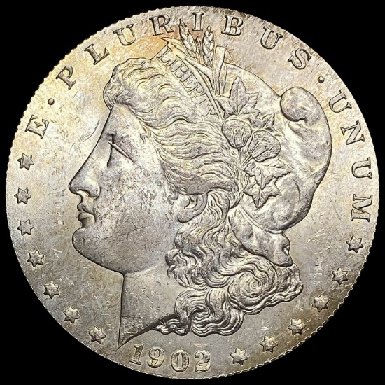 1902-O Morgan Silver Dollar GEM BU