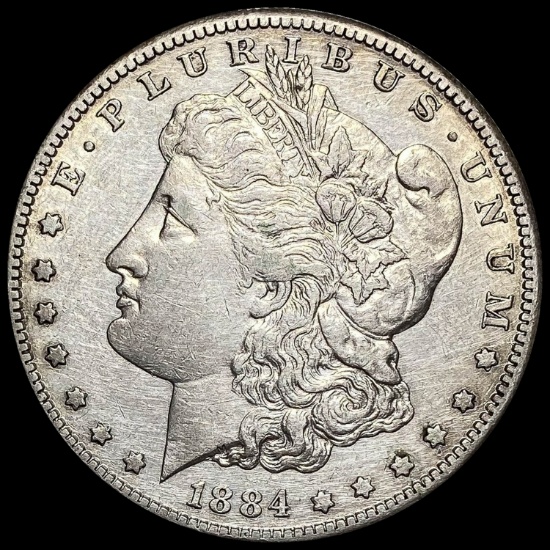 1884-S Silver Morgan Dollar LIGHTLY CIRCULATED