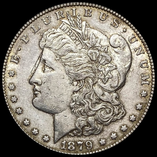 1879-S Silver Morgan Dollar CHOICE AU