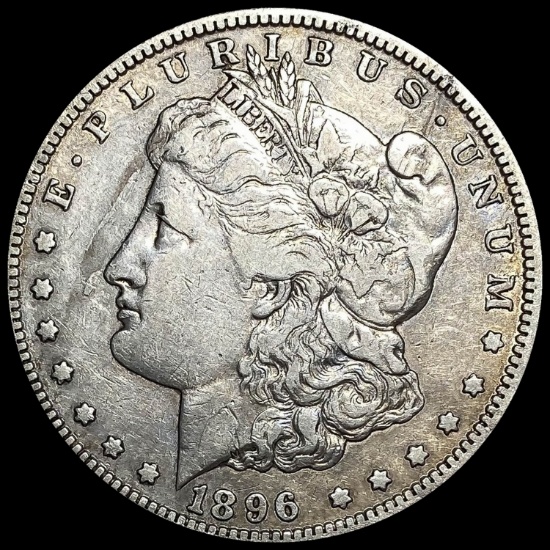 1896-S Silver Morgan Dollar LIGHTLY CIRCULATED