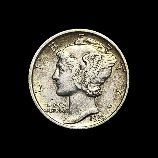 1920-D Mercury Dime CLOSELY UNCIRCULATED
