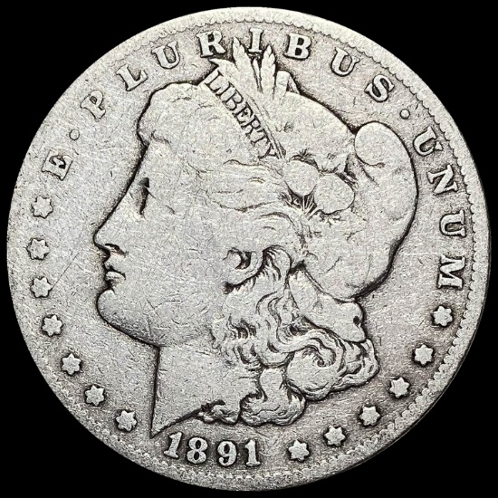 1891-CC Silver Morgan Dollar NICELY CIRCULATED
