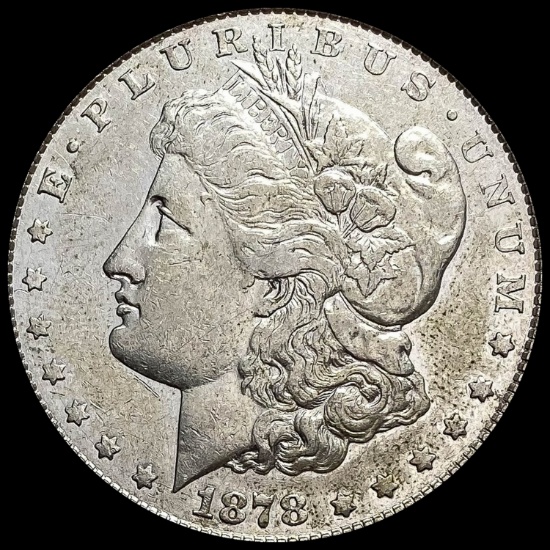 1878 Silver Morgan Dollar CLOSELY UNCIRCULATED