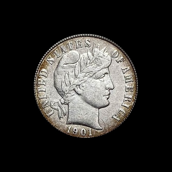 1901 Barber Dime CLOSELY UNCIRCULATED