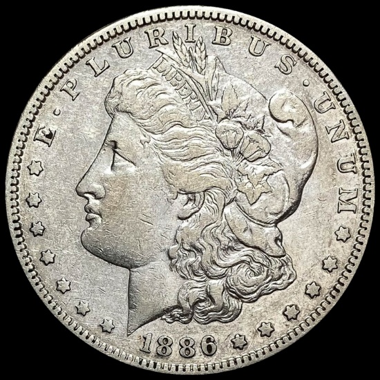 1886-S Morgan Silver Dollar CLOSELY UNCIRCULATED
