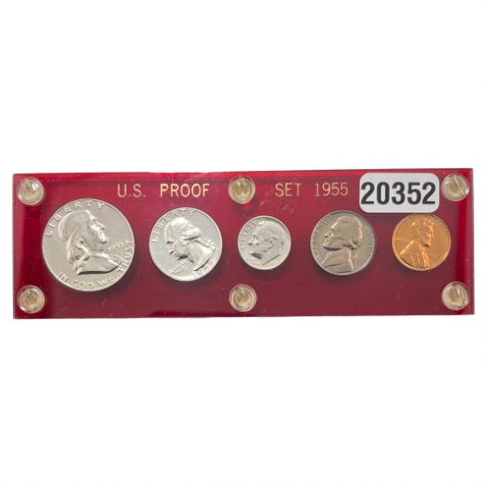 [5]1955 U.S. Proof Set 1C-50C