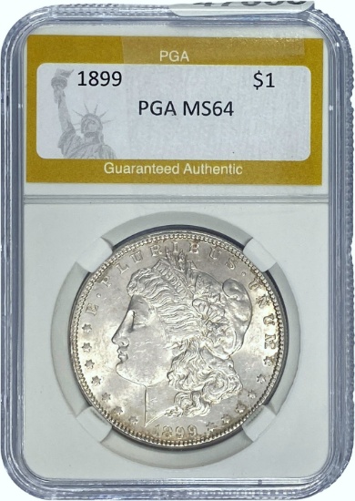 1899 Morgan Dollar PGA MS64