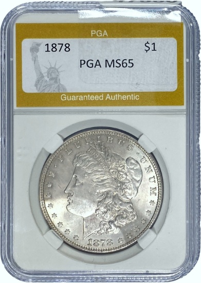 1878 Morgan Dollar PGA MS65