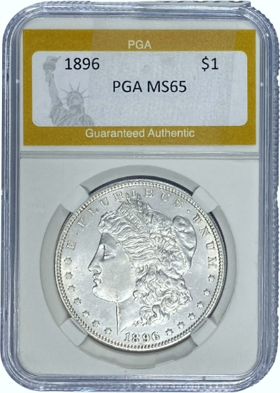 1896 Morgan Dollar PGA MS65